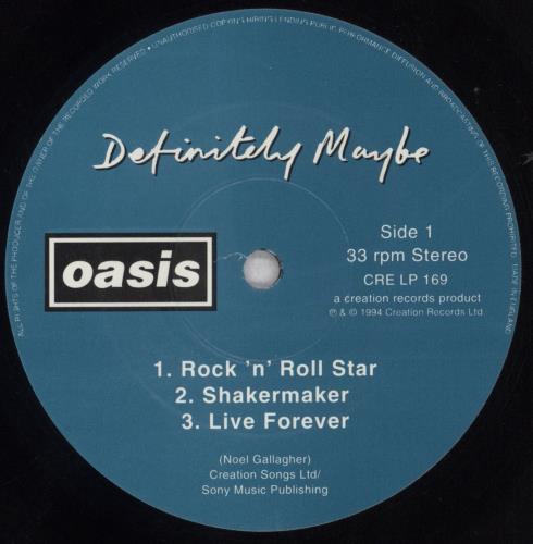 Oasis Definitely Maybe - 1st - Damont - EX UK 2-LP vinyl record